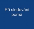 Při sledování porna